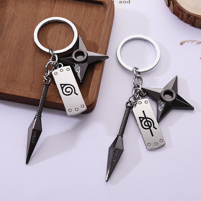 Car Accessories Japan - Bandai Anime Naruto Portachiavi Portachiavi per