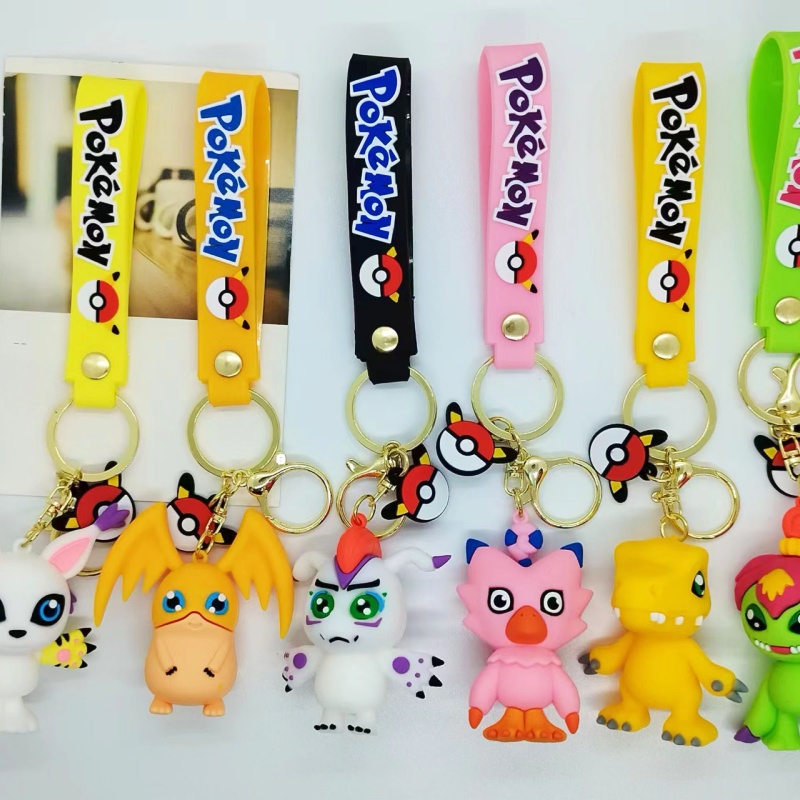 Car Accessories Japan - Portachiavi Digimon, Portachiavi Modello 3D, Portachiavi