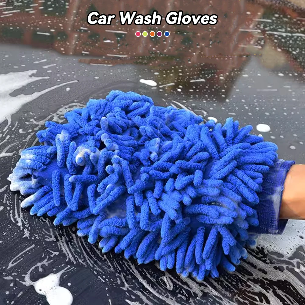 Car Detailing Brush - Guanto in microfibra per lavaggio auto