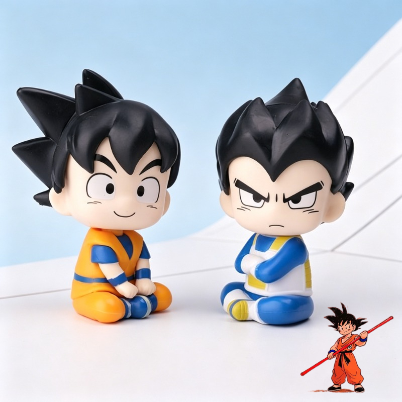 Car Accessories Japan - Dragon Ball chibi Son Goku Vegeta,