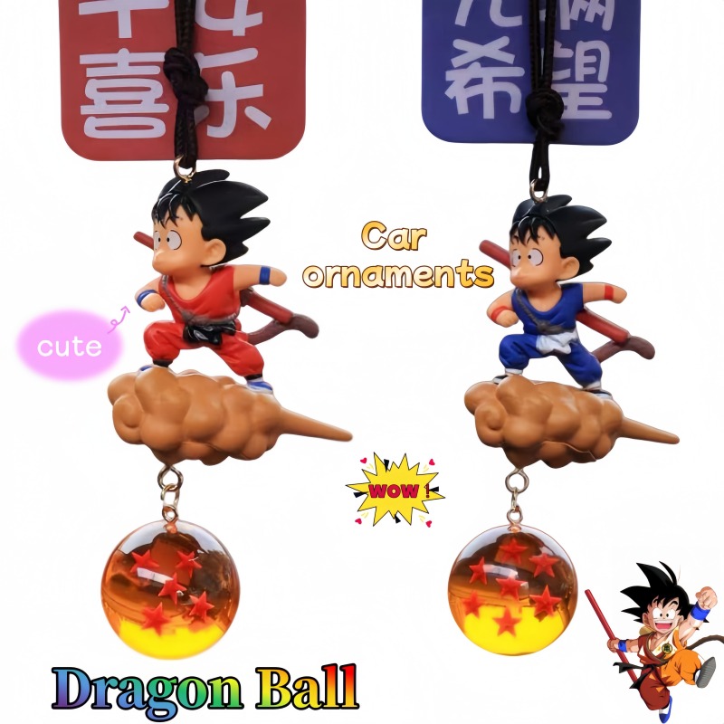 Car Accessories Japan - Portachiavi Dragon Ball Goku con Auto