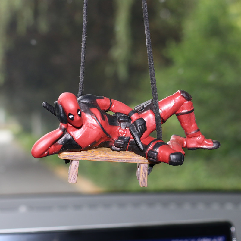 Car Accessories Xmas - Marvel Deadpool Ciondolo specchietto retrovisore per