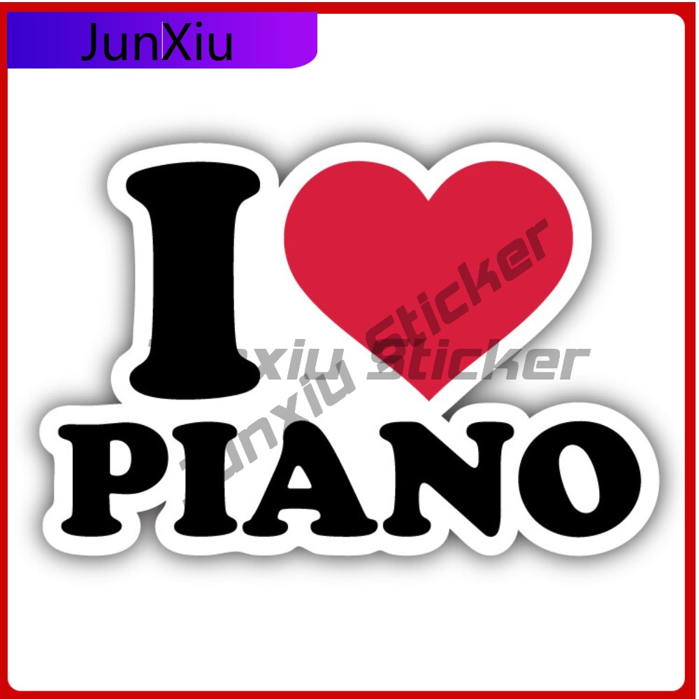 Adesivo per Auto 'I Love Piano - Car Accessories You Must Have recensione e prezzo