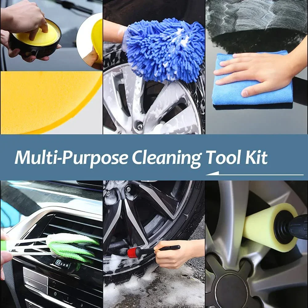 Nuovo kit di pulizia per detta - Car Detailing Brush recensione e prezzo